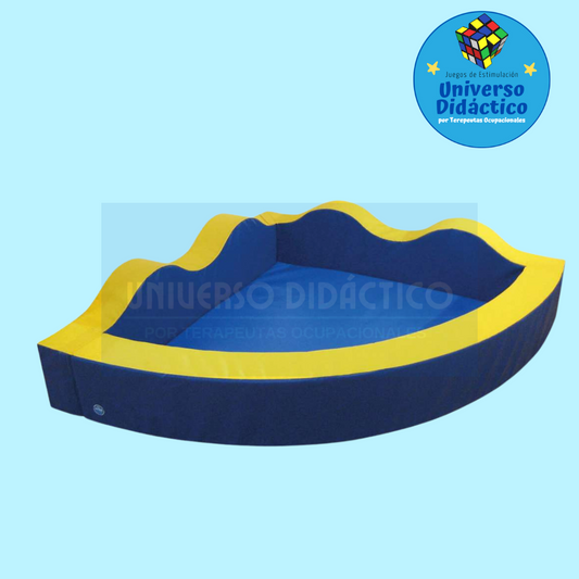 Piscina de Pelotas Esquinera con Curvas