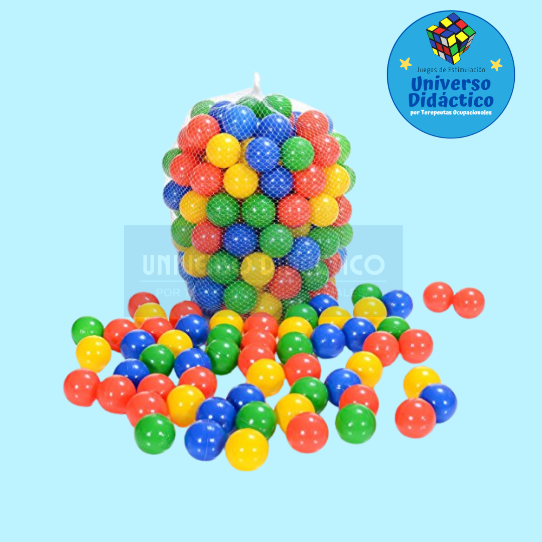 Pelotas Plásticas 7cm Colores