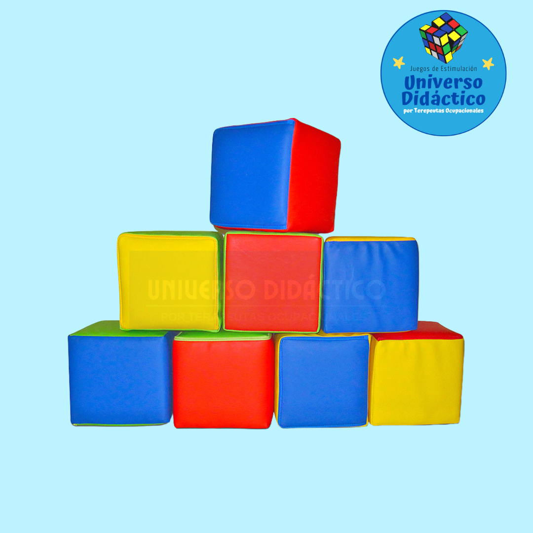 Set de 8 Cubos Multicolor